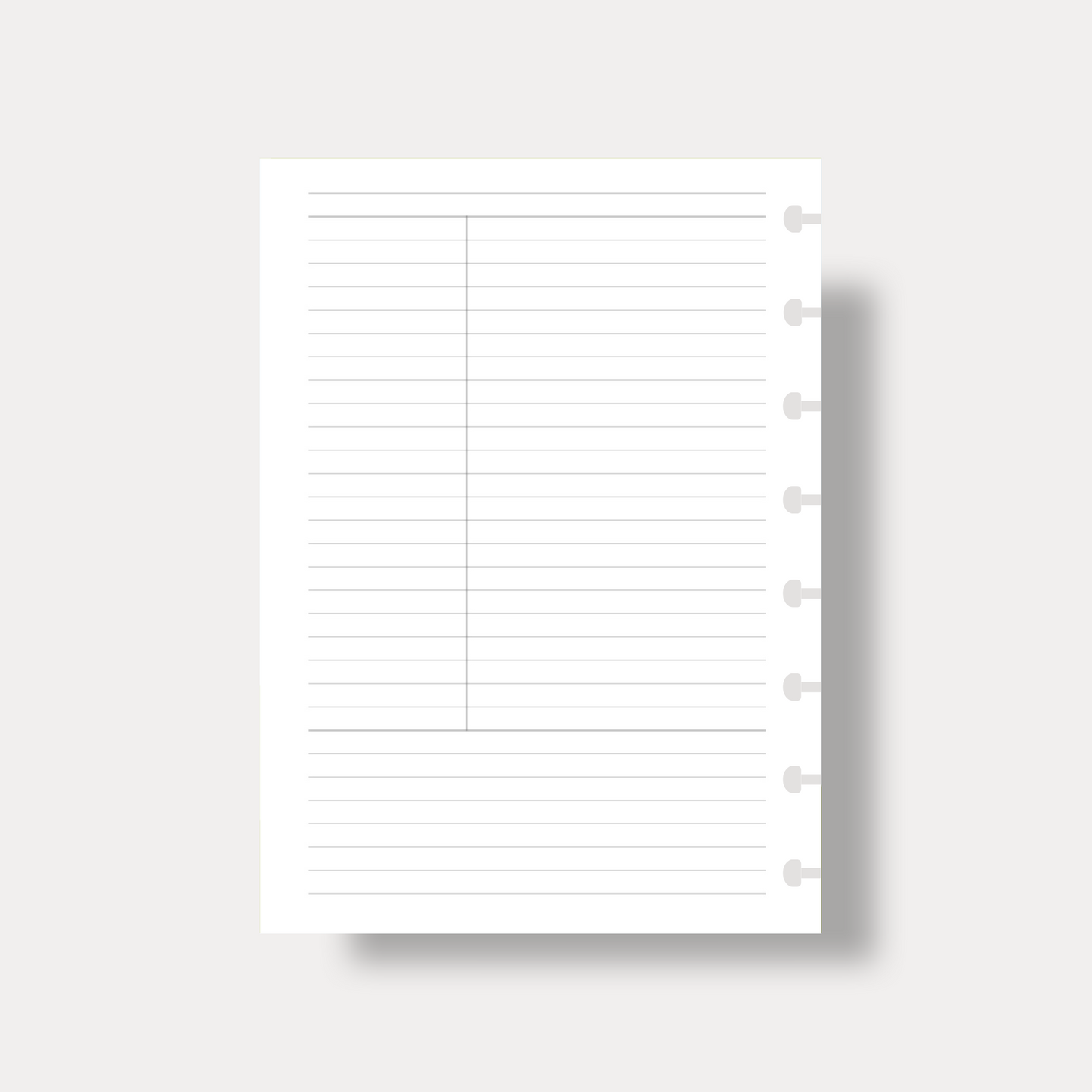 Cornell Notes Inserts
