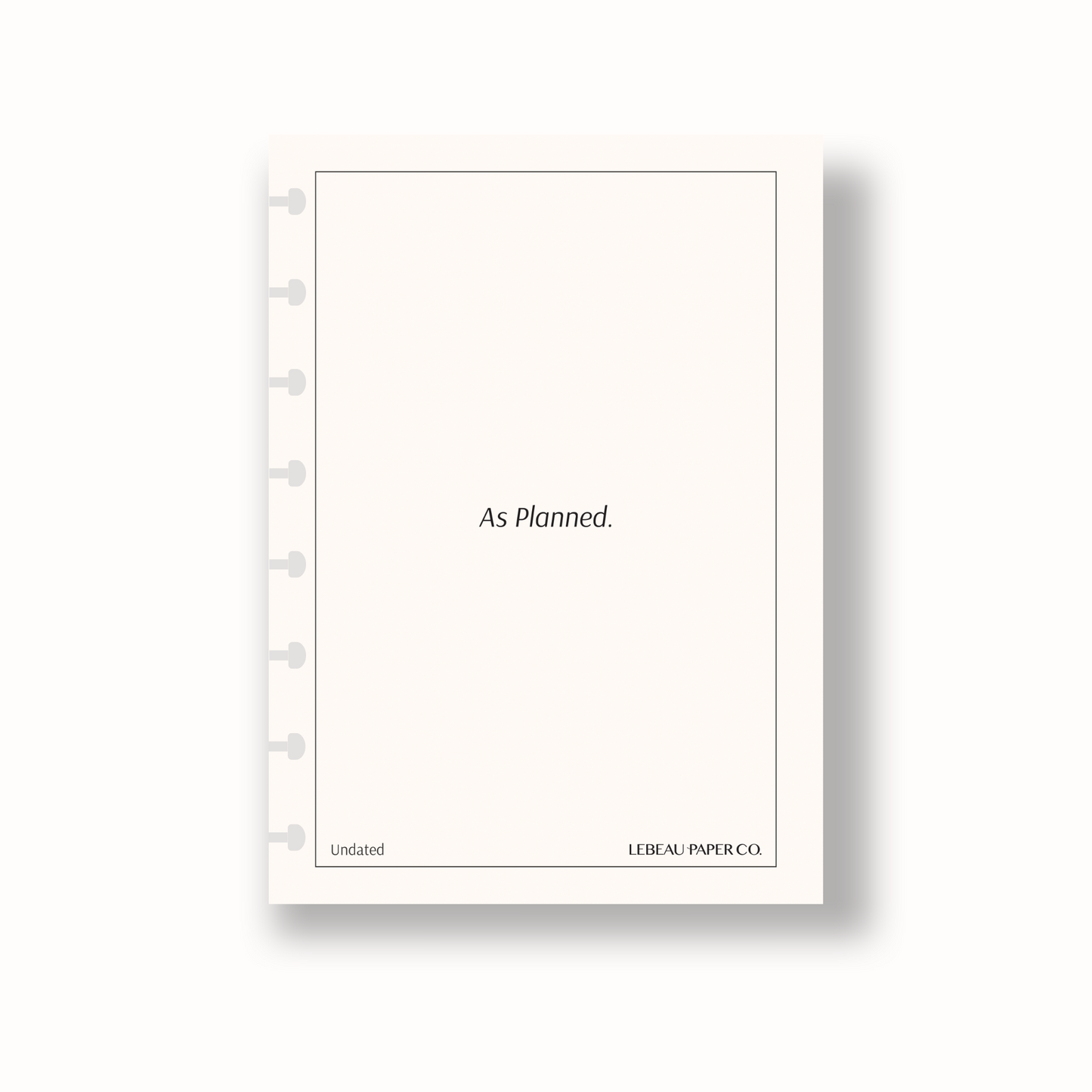Sample Sale | As Planned Minimal Dashboard