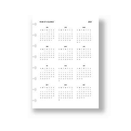 Vellum Year at a Glance Dashboard | 2025