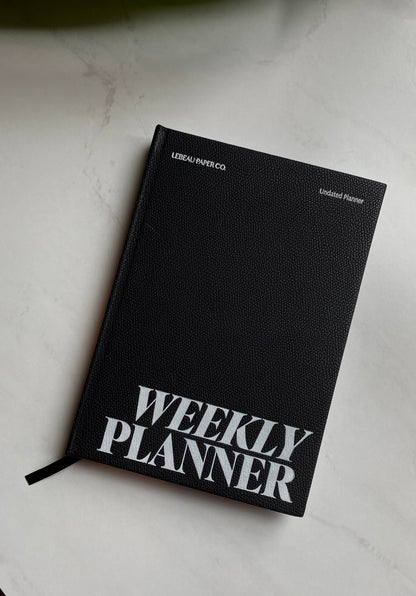 Weekly Planner | Vegan Leather