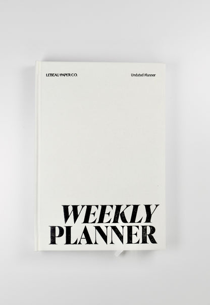 Sample Sale | Weekly Planner | Linen