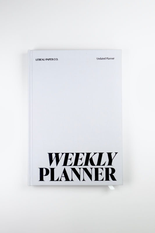 Sample Sale | Weekly Planner | Linen