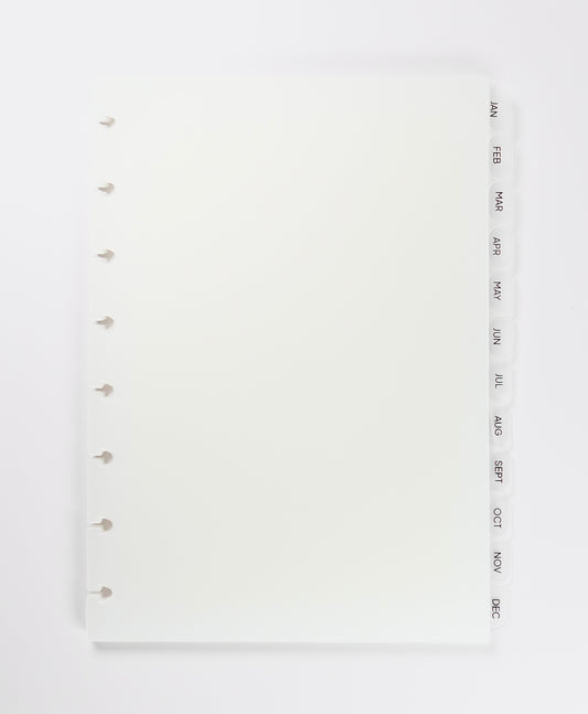 Sample Sale | Frosted Monthly Divider Tabs