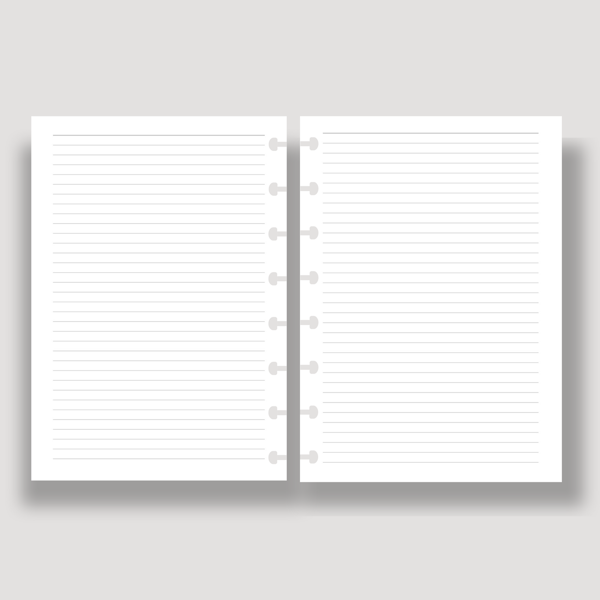 Lined Notes Inserts - LeBeau Paper Co