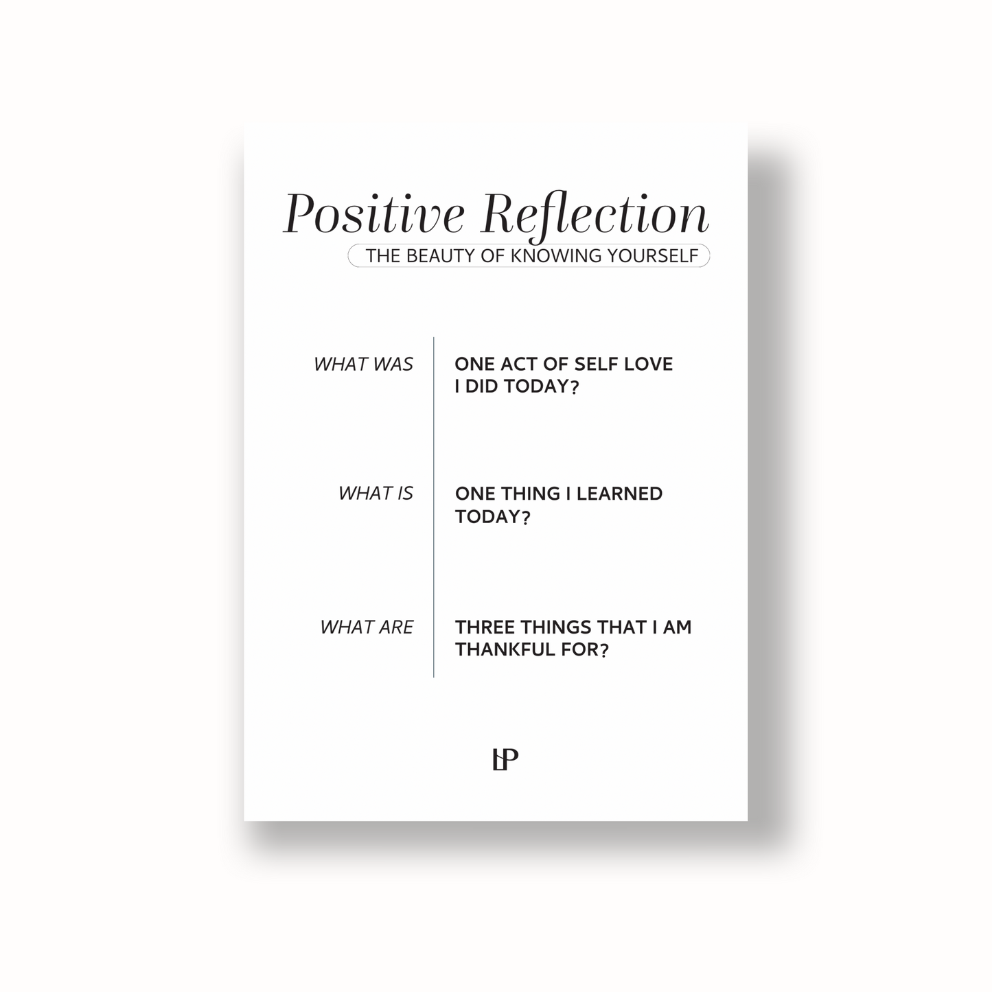 Reflection Cards